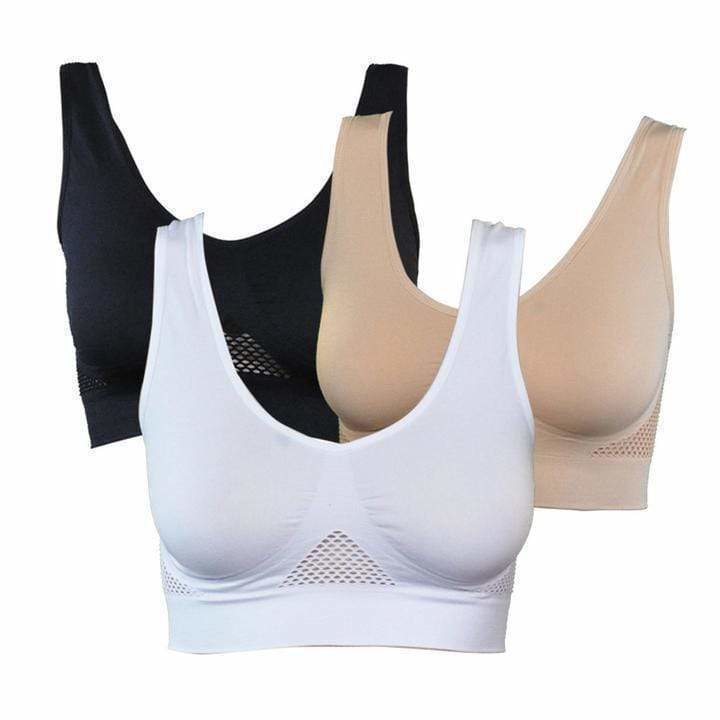 [W-Ropa Interior] Sujetador De Aire Sin Costuras Para Mujer