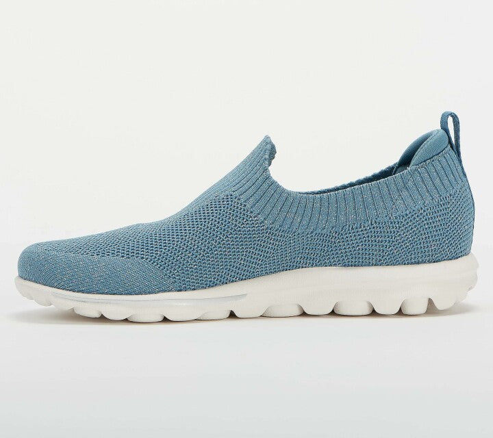[W-Zapato] Zapatos Sin Cordones Transpirables Y Brillantes Para Mujer