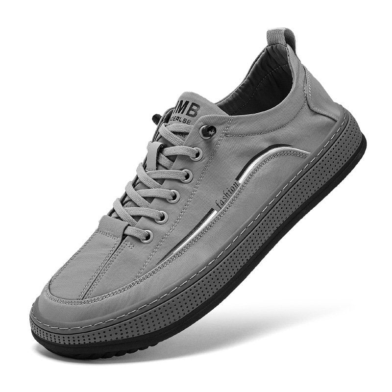 [M-Zapato] Zapatos De Lona Transpirables De Seda De Hielo Para Hombres