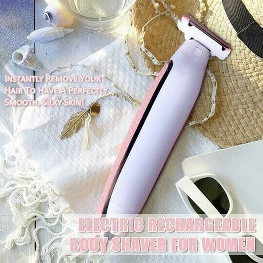 Afeitadora Corporal Recargable Eléctrica Para Mujeres