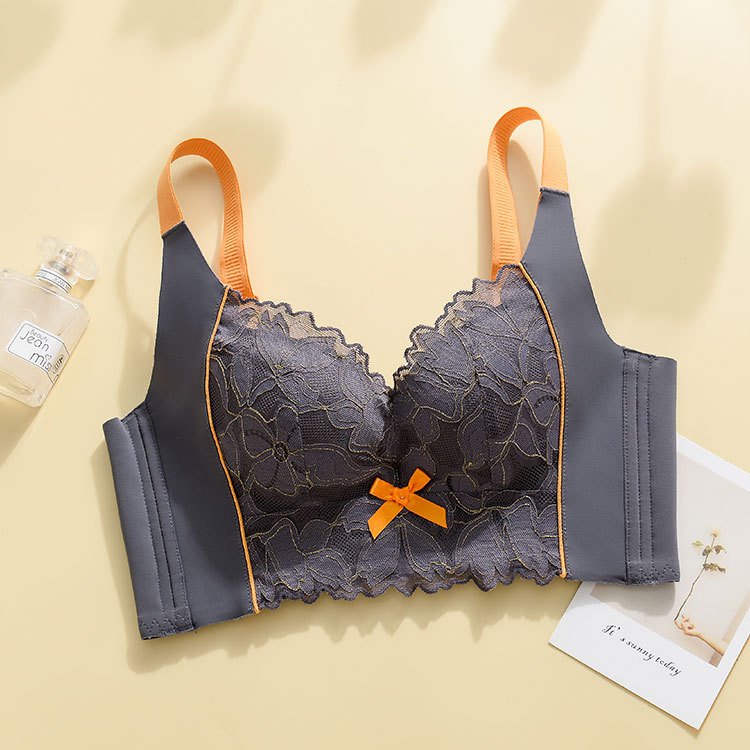 [W-Ropa Interior] Sujetador Encaje Sin Aros Mujer