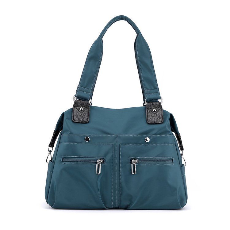 [W-Bolso] Bolso De Mano De Nailon A La Moda, Bolso De Hombro Impermeable Informal