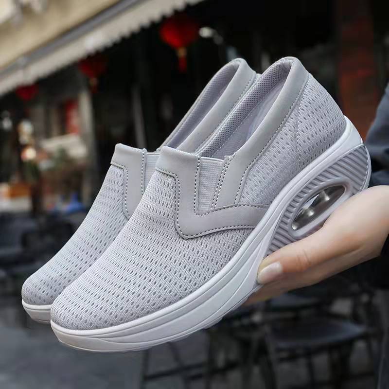 [W-Zapato] Zapatos De Mujer Con Colchón De Aire Alto Y Alambre De Hielo