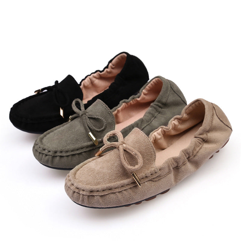 [W-Zapato] Zapatos De Trabajo De Gran Tamaño Con Suela Suave Y Suela Plana