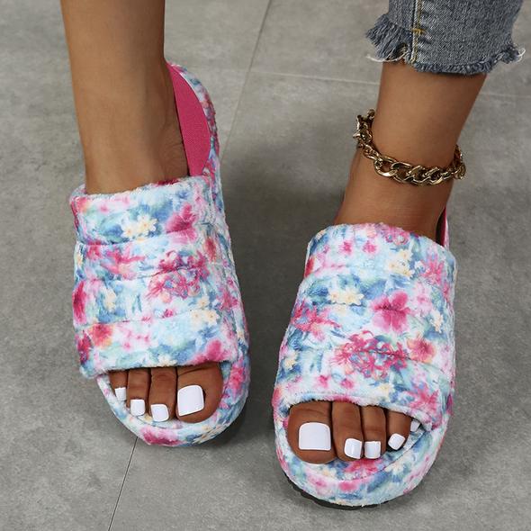 Zapatilla De Toalla Casual Para Mujer