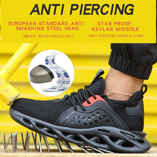 Zapatos de trabajo de seguridad ligeros transpirables