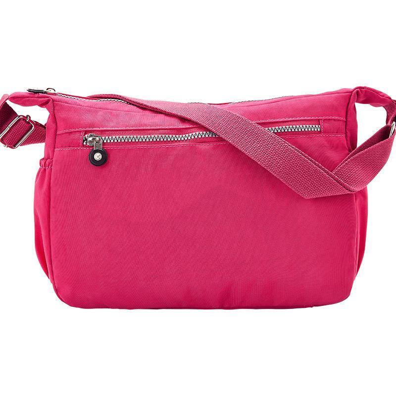 Bolso de nylon impermeable diagonal al hombro para mujer - MXbueno