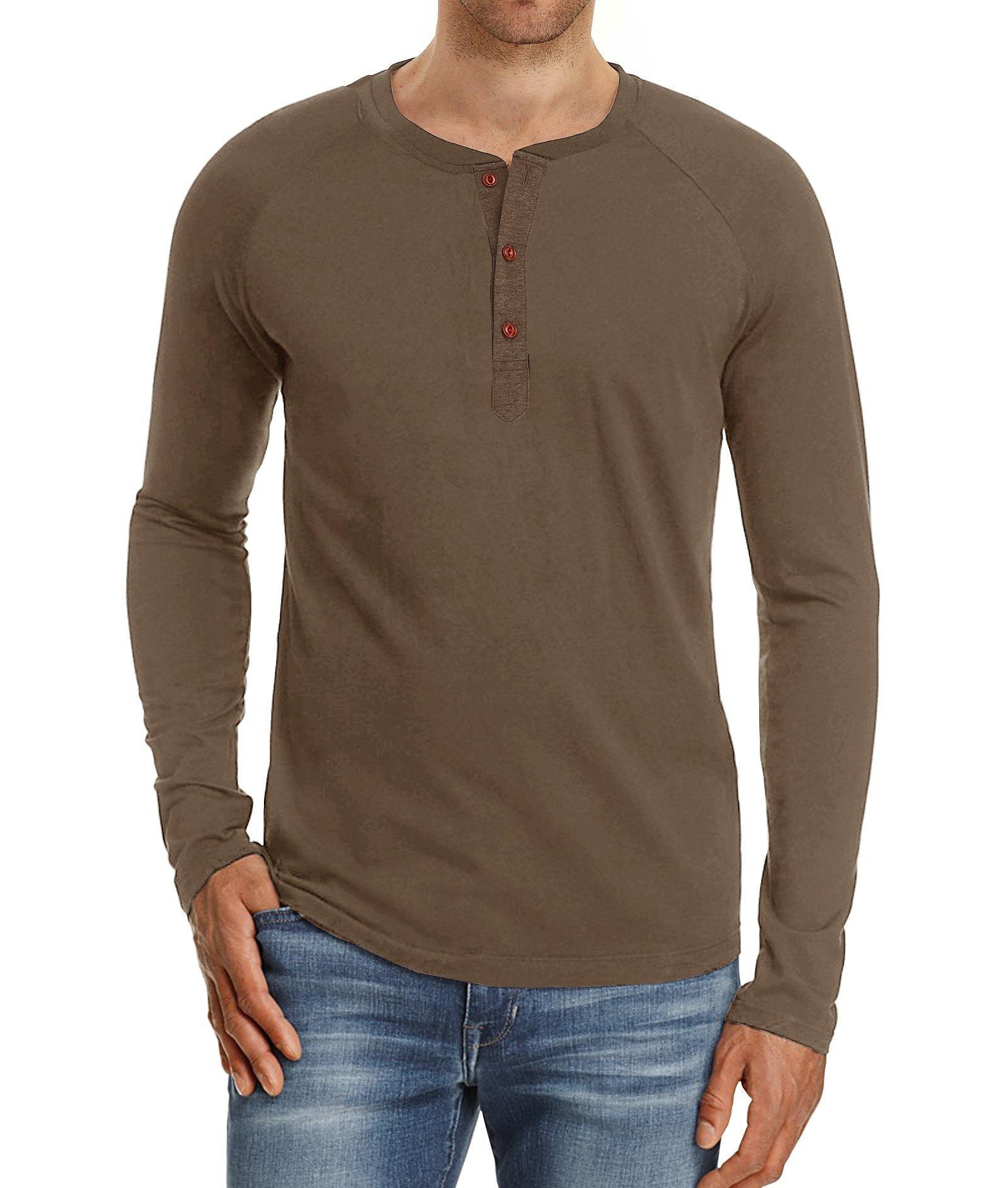Camisa casual de manga larga para hombre - MXbueno