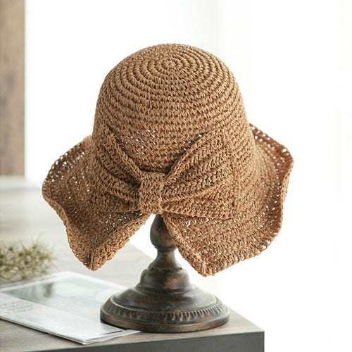 Sombrero De Verano Con Ala Y Lazo