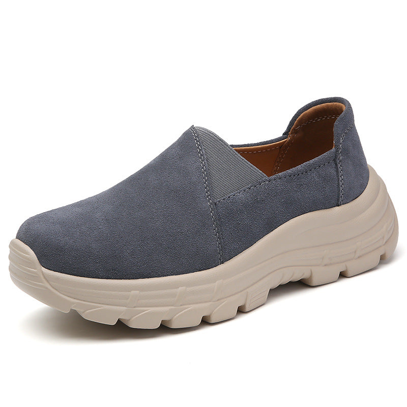 [W-Zapato] Zapatos Deportivos De Cuero Transpirable De Moda
