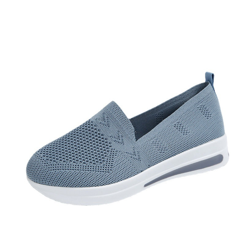 [W-Zapato] Bomba De Suela Blanda Zapatos Casuales Zapatos De Malla