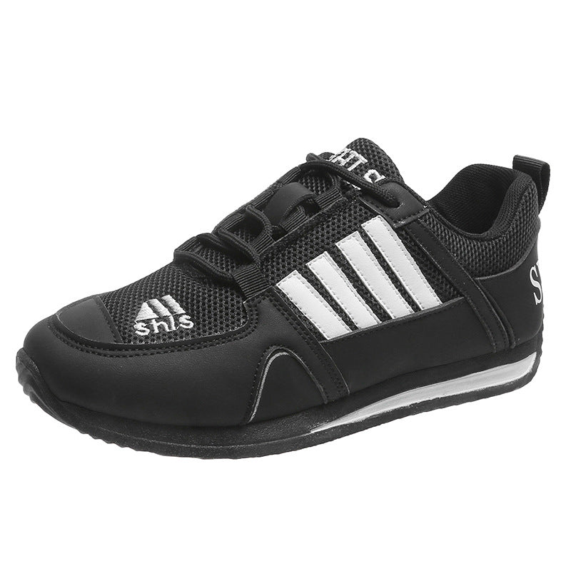 [W-Zapato] Zapatos Tipo Waffle De Mezcla Y Combinación Informales Con Bloque De Color De Malla