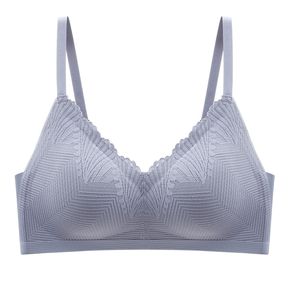 [W-Ropa Interior] Ropa Interior Push Up De Encaje Sin Costuras De Látex
