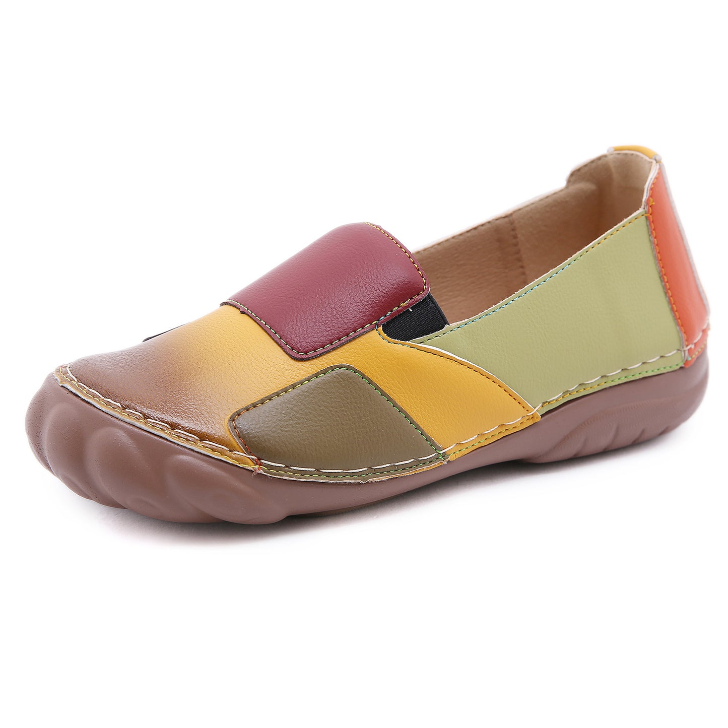 Empalme De Moda Zapatos De Cuero Suave