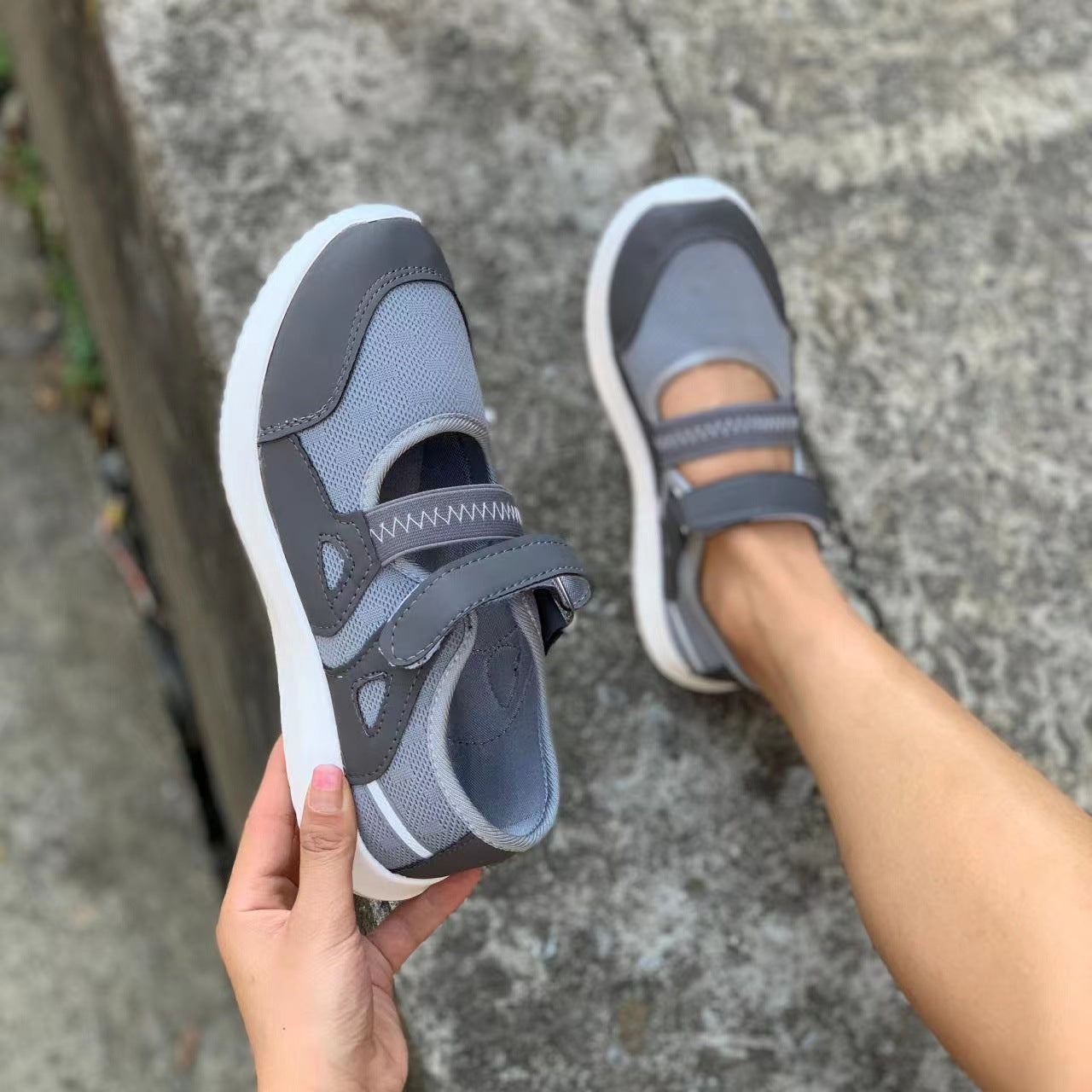 [W-Zapato] Zapatos Deportivos Casuales Planos Transpirables
