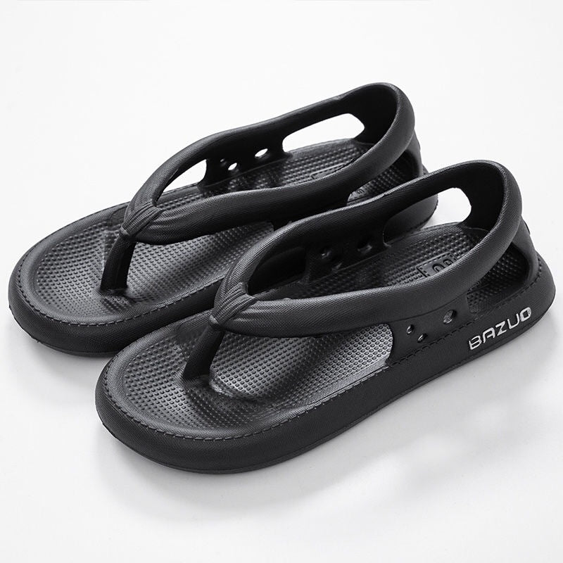 [W-Zapato] Chanclas De Dibujos Animados Mujer Verano Fondo Grueso Suelto