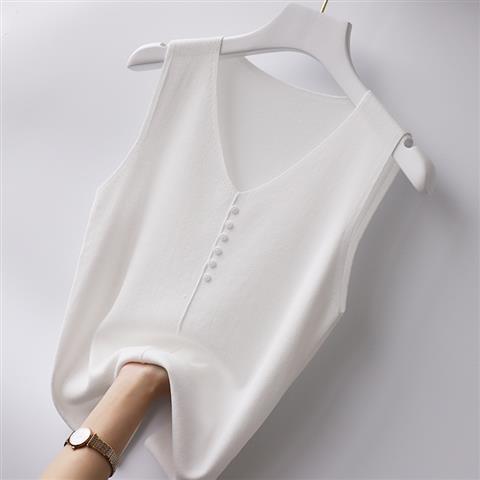 [W-Ropa] Camisola De Punto De Seda Helada
