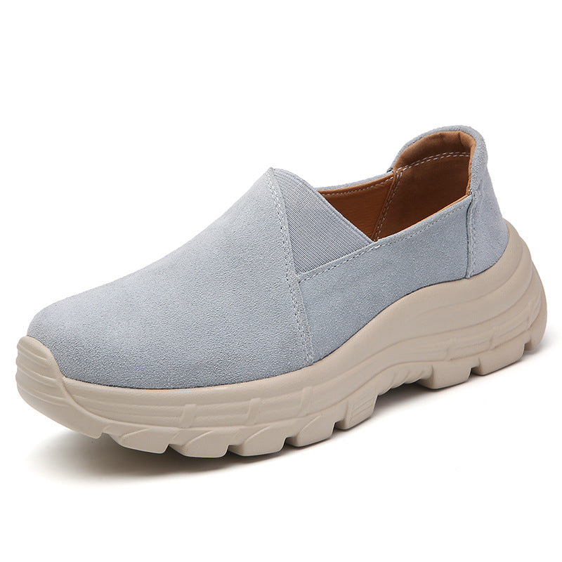 [W-Zapato] Zapatos Deportivos De Cuero Transpirable De Moda