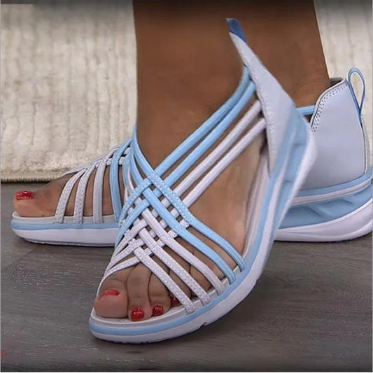 Zapatos Deportivos Transpirables Con Boca De Pez Trenzada