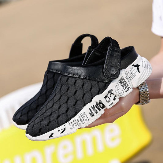 NUEVOS ZAPATOS DE PLAYA PEREZOSOS ZAPATILLAS TRANSPIRABLES SANDALIAS DE DOBLE USO