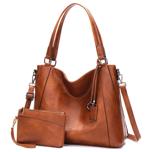[W-Bolso] Portátil 2022 Nuevo Bolso De Madre Para Niños Bolso De Mensajero De Moda De Gran Capacidad Bolso De Viaje De Cuero Suave