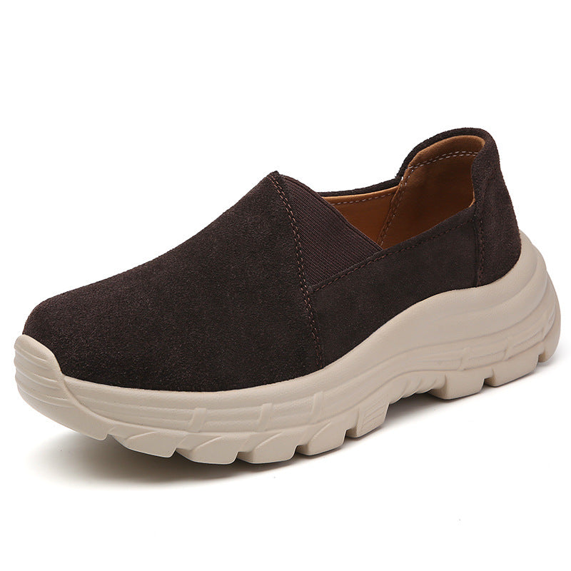 [W-Zapato] Zapatos Deportivos De Cuero Transpirable De Moda