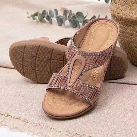Nuevas Sandalias De Diamantes De Imitación