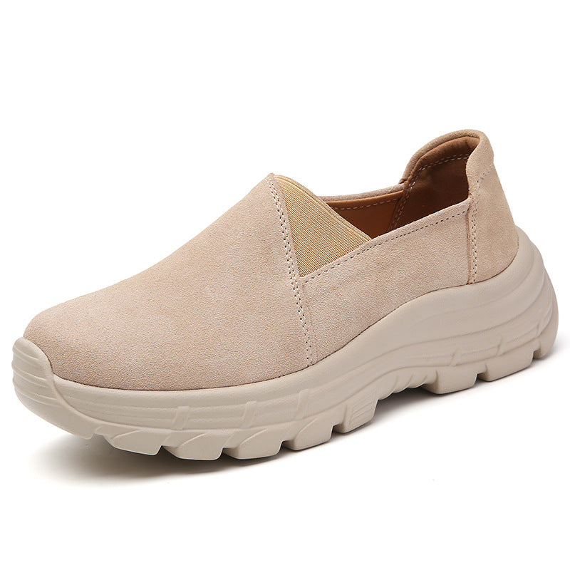 [W-Zapato] Zapatos Deportivos De Cuero Transpirable De Moda