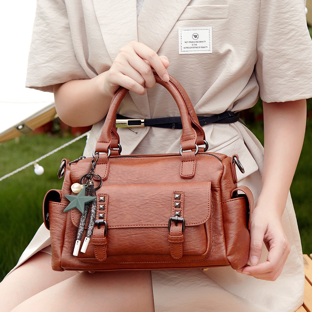 [W-Bolso] Bolso De Moda Para Mujer Bolso Bandolera De Gran Capacidad A La Moda