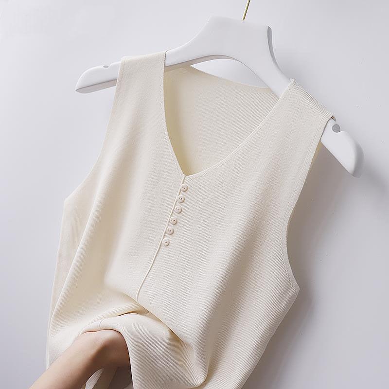 [W-Ropa] Camisola De Punto De Seda Helada