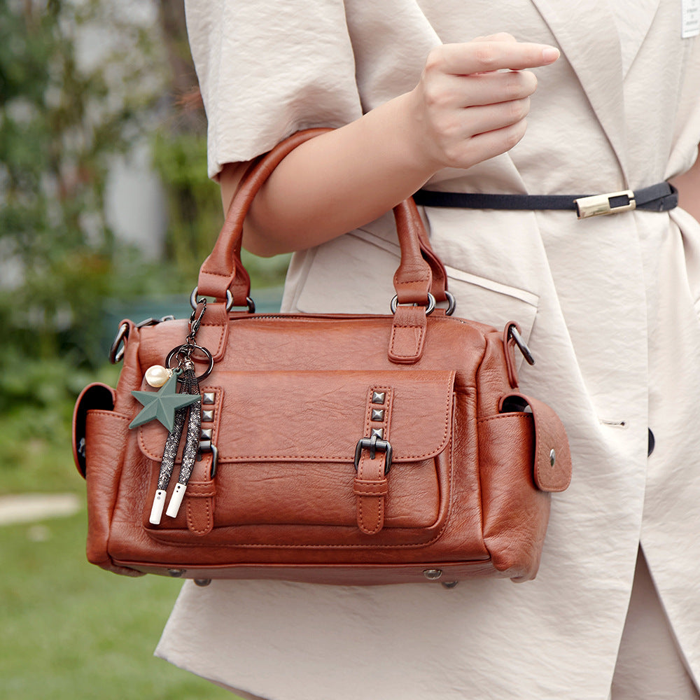 [W-Bolso] Bolso De Moda Para Mujer Bolso Bandolera De Gran Capacidad A La Moda