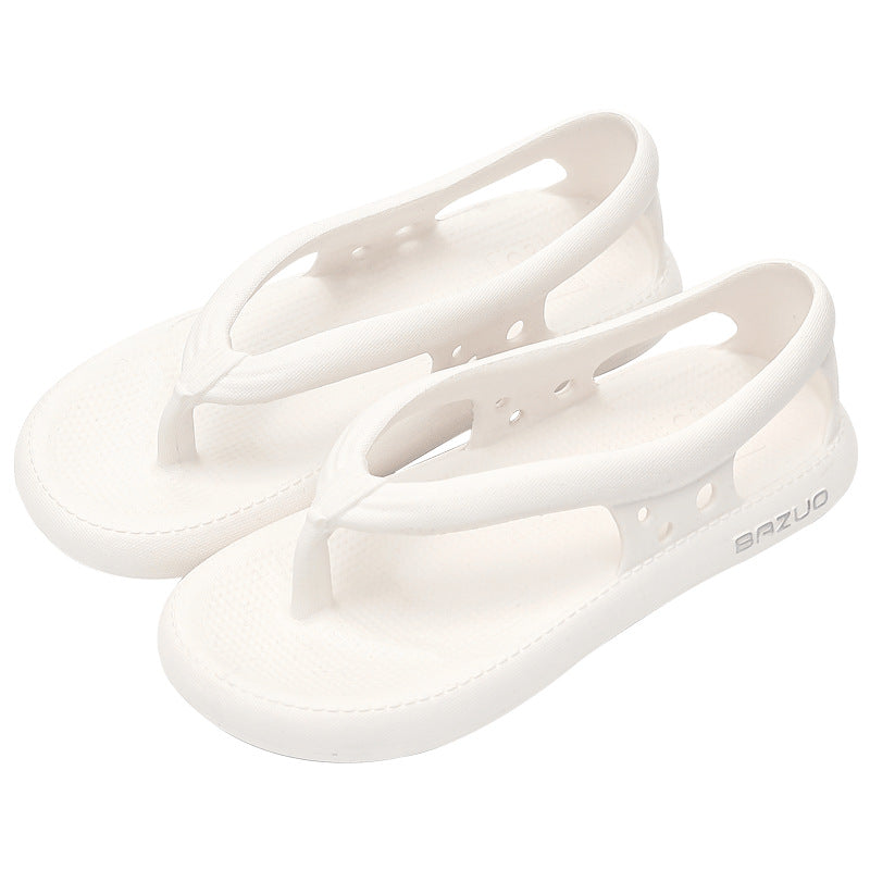 [W-Zapato] Chanclas De Dibujos Animados Mujer Verano Fondo Grueso Suelto