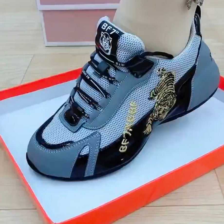 [W-Zapato] Zapatos De Ocio Ventilados Bordados Para Parejas