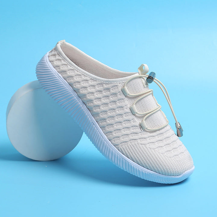 [W-Zapato] Zapatos Ortopédicos Cómodos Para Caminar Con Cordones Para Mujer