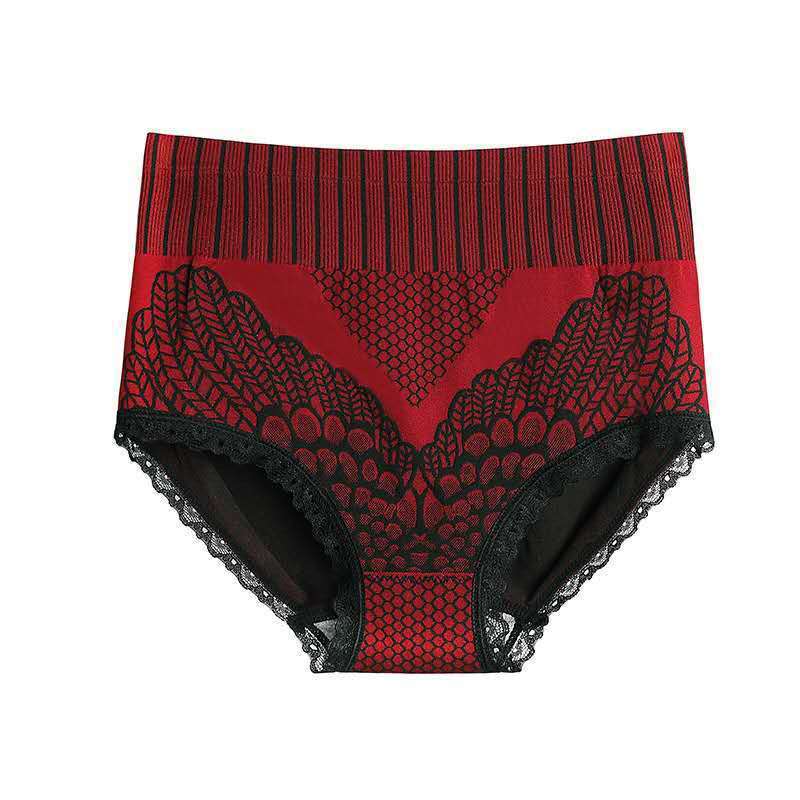 [W-Ropa Interior] Bragas Sexy De Cintura Alta, Delgadas Y Antibacterianas