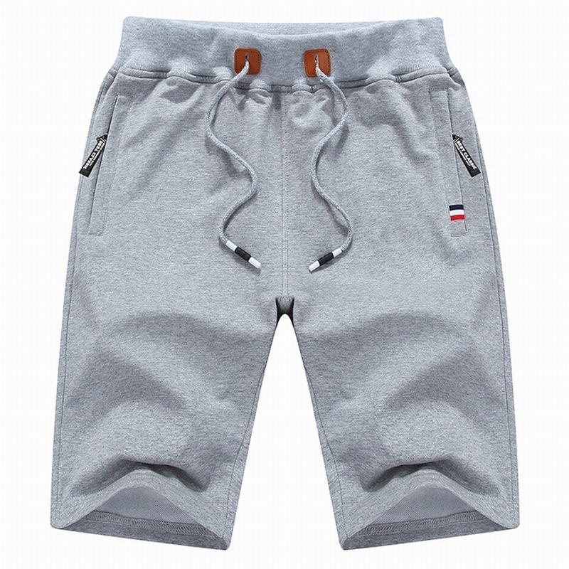 Pantalones Cortos Elásticos Con Bolsillos Con Cremallera