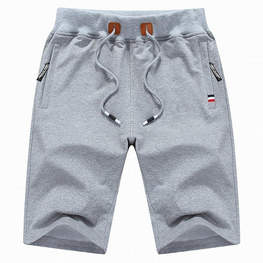 Pantalones Cortos Elásticos Con Bolsillos Con Cremallera