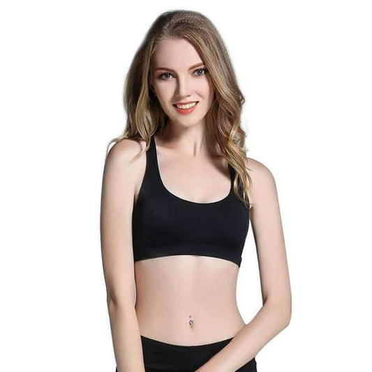 Sujetador Push Up Con Espalda Cruzada Para Mujer