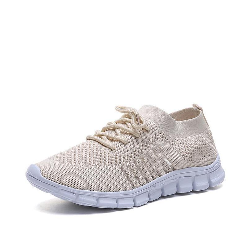 Zapatos para correr femeninos transpirables de malla ligera - MXbueno