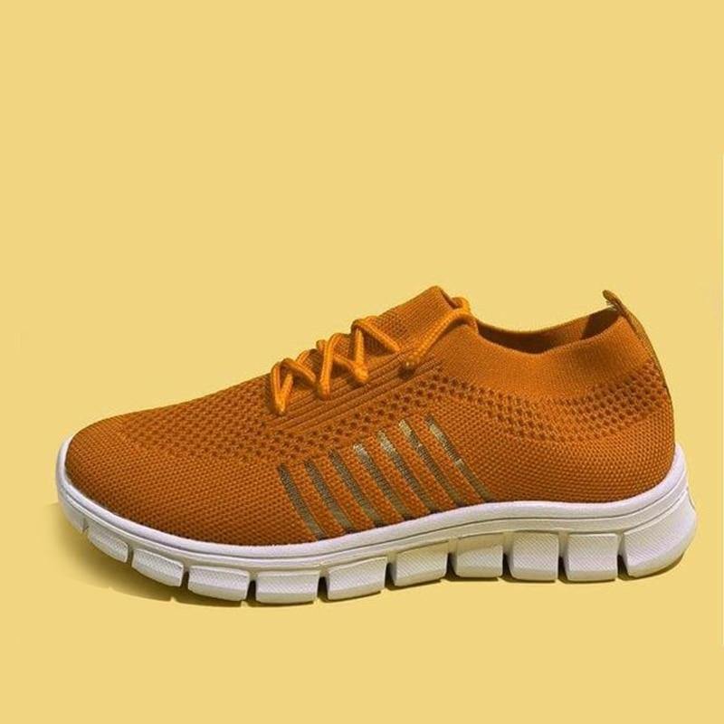 Zapatos para correr femeninos transpirables de malla ligera - MXbueno
