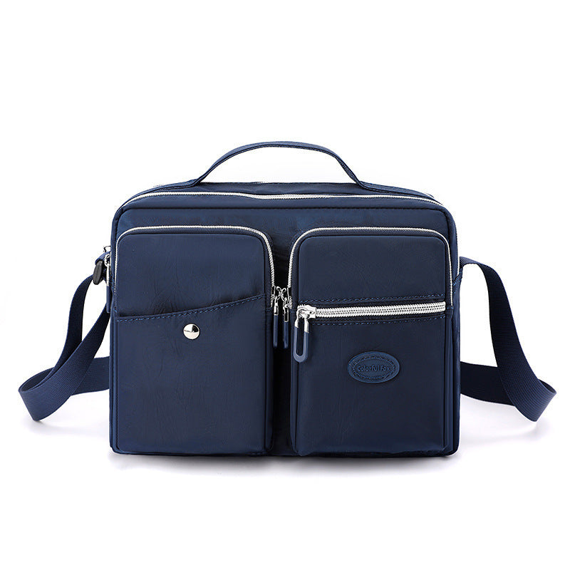 [W-Bolso] Bolso De Hombro De Gran Capacidad Para Mujer Tela De Nailon Impermeable
