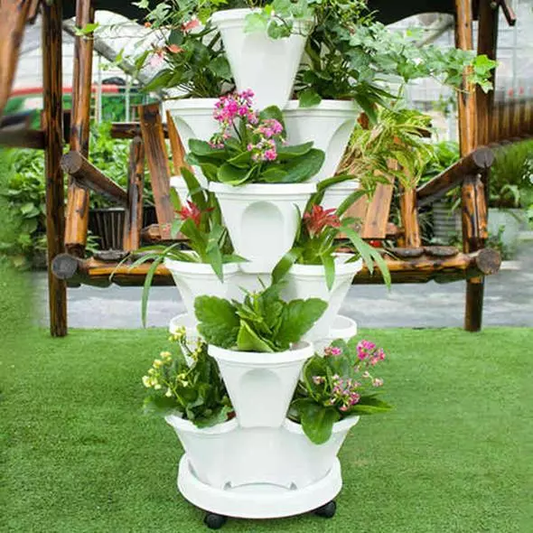 🌼Plant Festival - Macetas Apilables De Pie Macetas Para Plantar Fresas