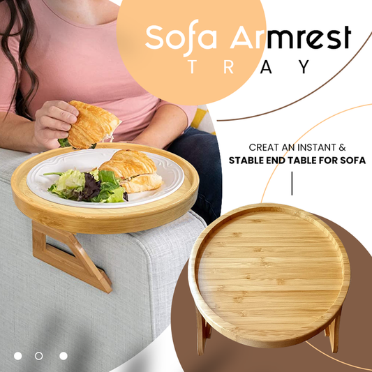 Bandeja Para Reposabrazos De Sofá Acogedor.