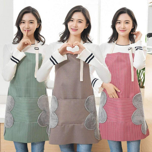 Delantal de Cocina Impermeable de Mano Borrable