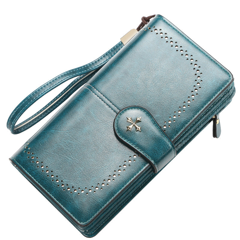 [W-Bolso] Bolso De Mano Multifuncional Con Cremallera Triple