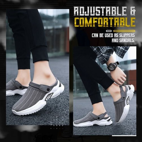 [M-Zapato] Sandalias Ortopédicas De Verano Con Agujeros Para Hombres