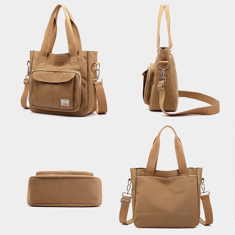 [W-Bolso] Bolsa De Nailon Impermeable De Gran Capacidad Para Hombro/bandolera