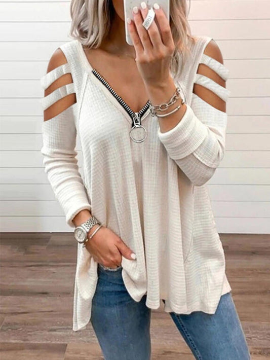 Tops Sexy Con Estampado De Letras Y Cuello En V Sin Tirantes Para Mujer
