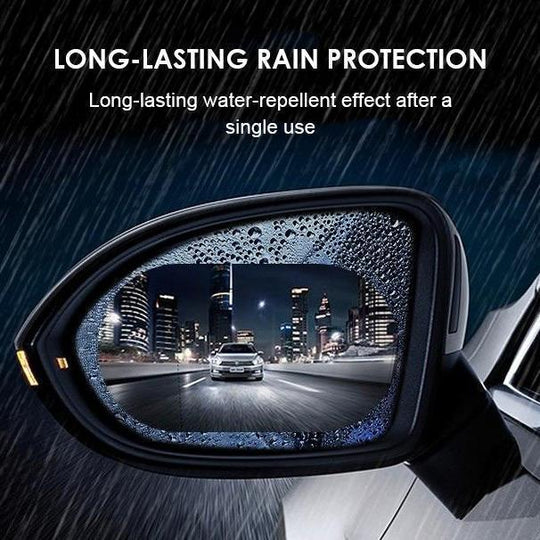 【2pcs】Película Impermeable Para Espejo Retrovisor De Coche