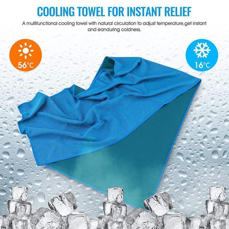 【2PC】Toalla Refrigerante Para Deporte